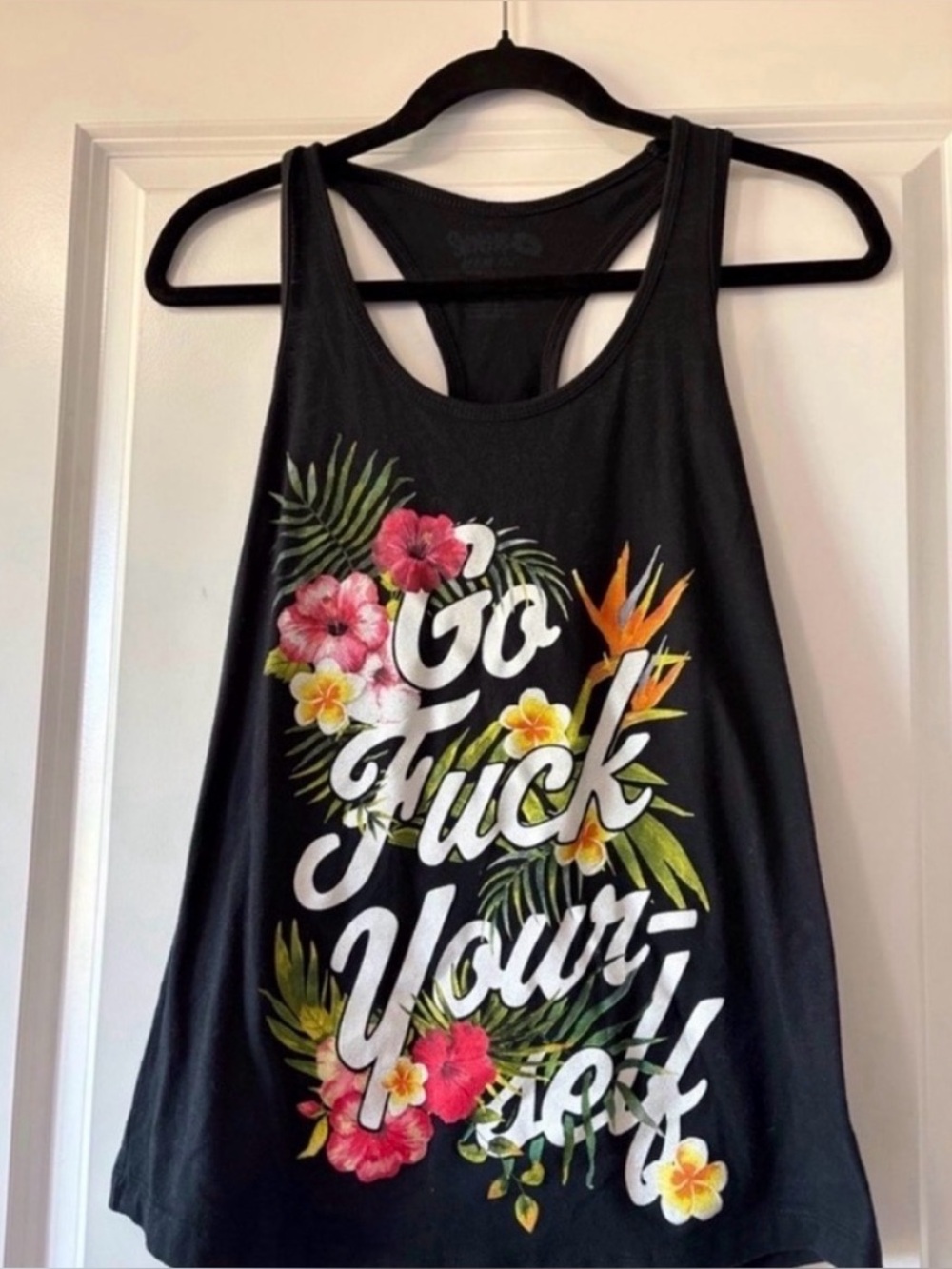 Spencer’s Go F Yourself Tank Womens Size Medium